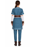 Water Tribe Costume Blue Warrior Cosplay Tunic Set - Image 7