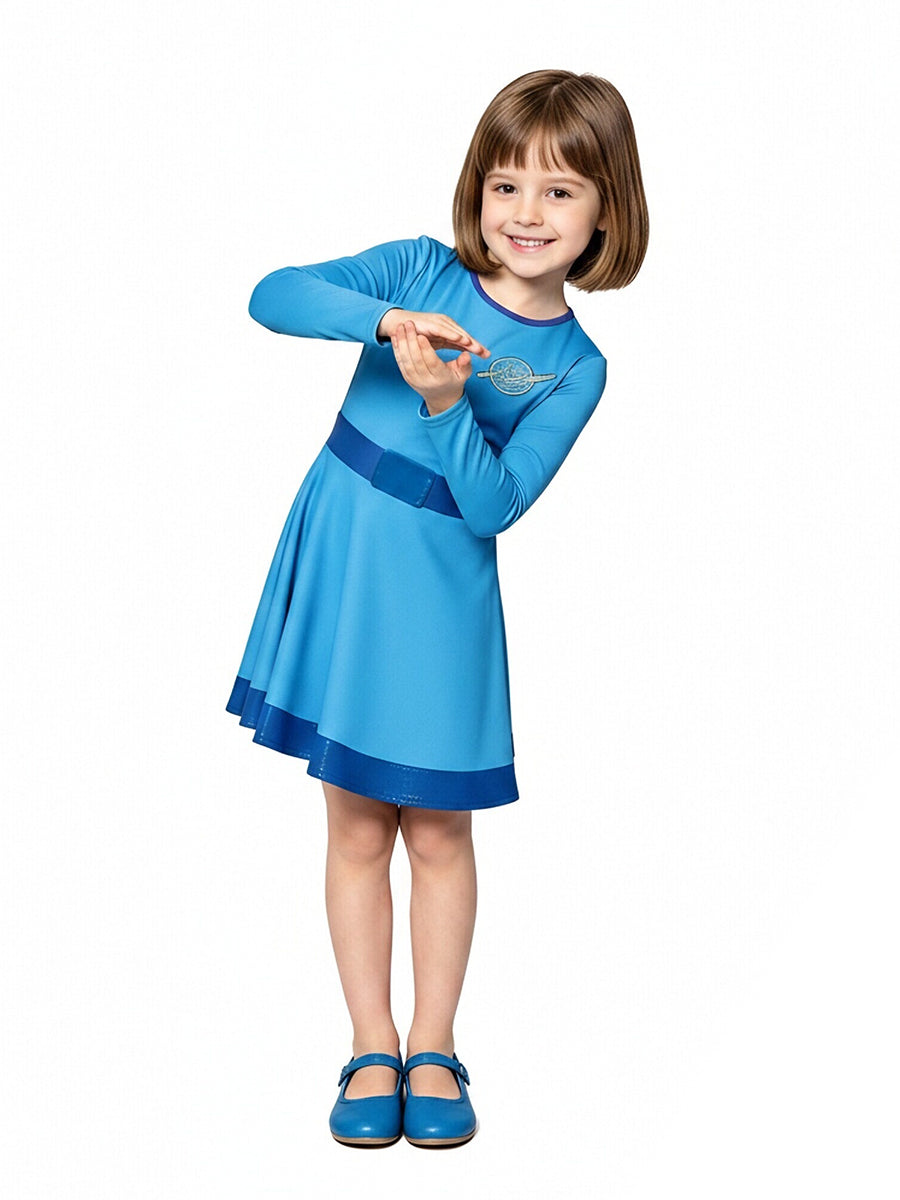Womens Space Alien Costume Dress - Image 6