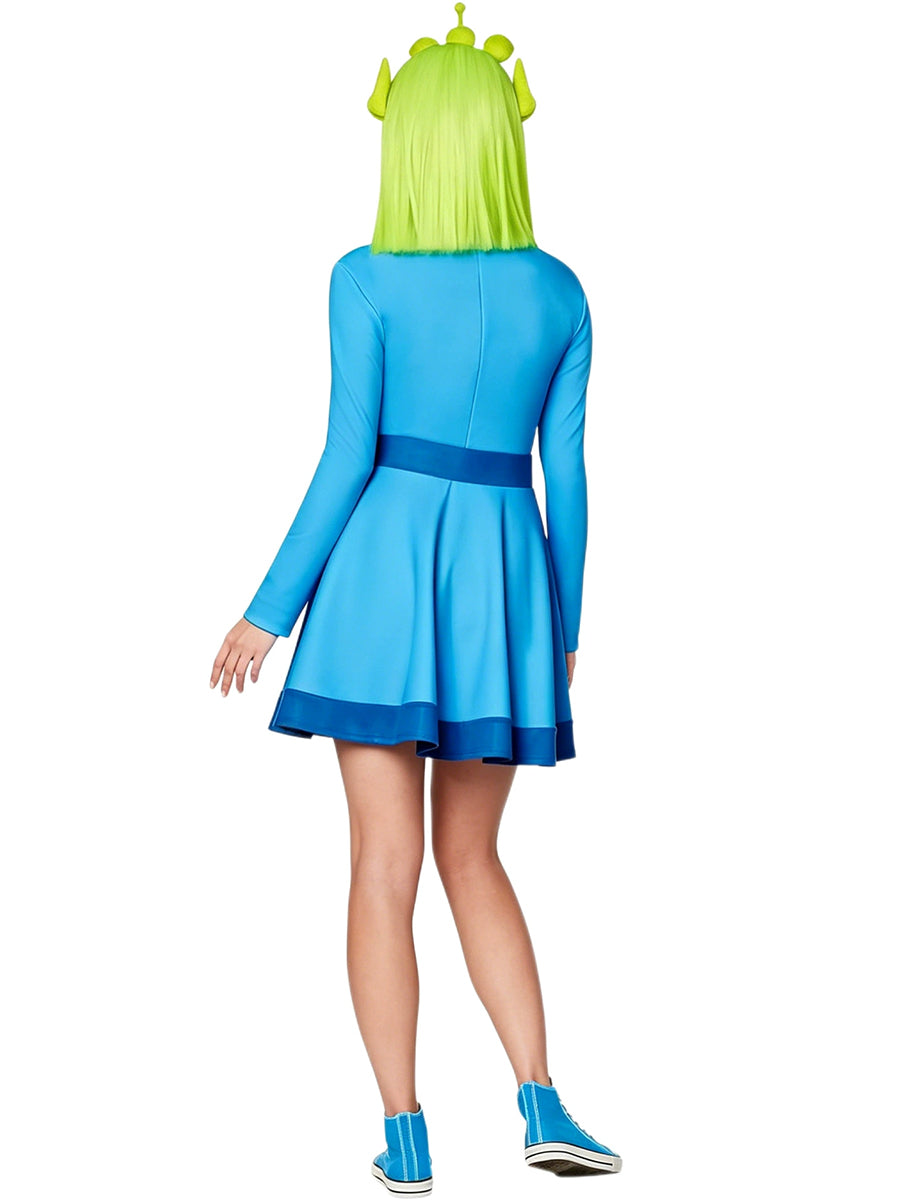 Womens Space Alien Costume Dress - Image 8