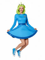 Womens Space Alien Costume Dress - Image 9