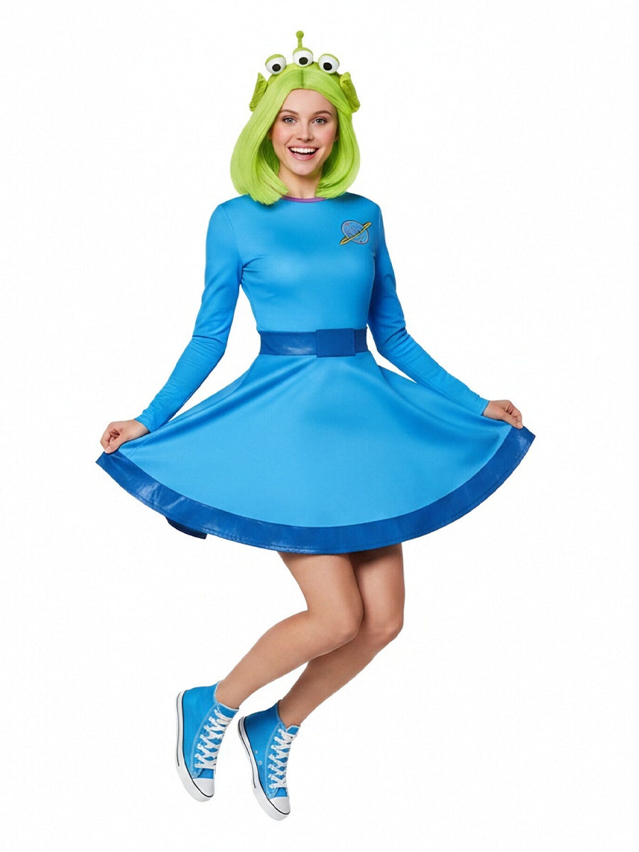 Womens Space Alien Costume Dress - Image 9