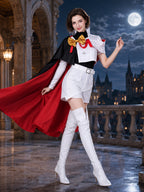 Women 6 Piece Cosplay Costume Anime Knight Princess - Image 5