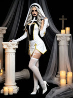 Women Anime Nun Cosplay Dress - Image 2