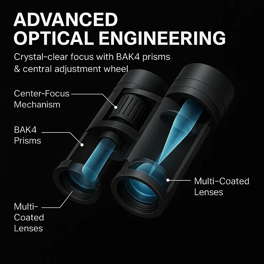 Compact HD Binoculars – 40x Zoom & Wide Field of View - Image 5