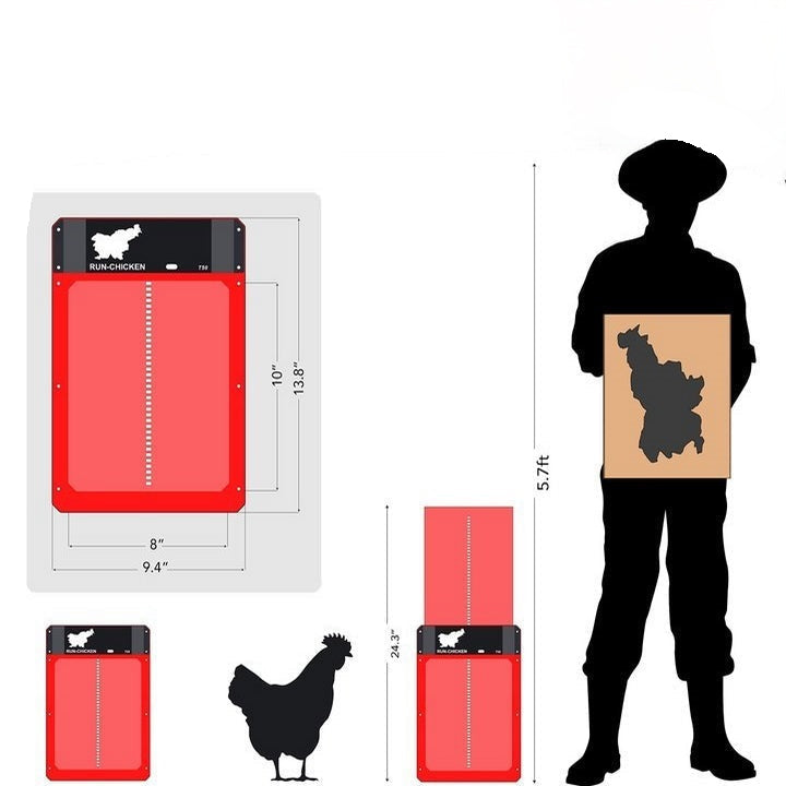 Porte de poulailler automatique avec capteur de luminosité