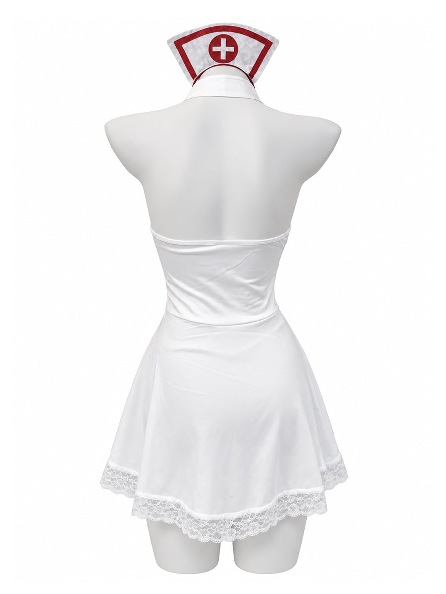 Women 4 Piece Nurse Lingerie Set - Image 8