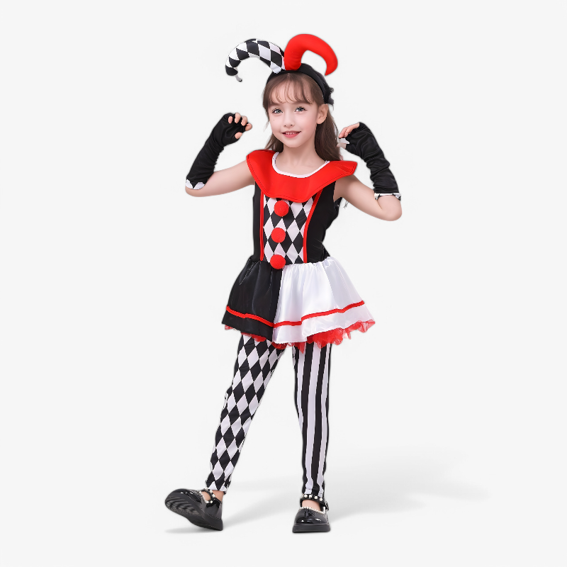 Girls Clown Costume Set - Image 7
