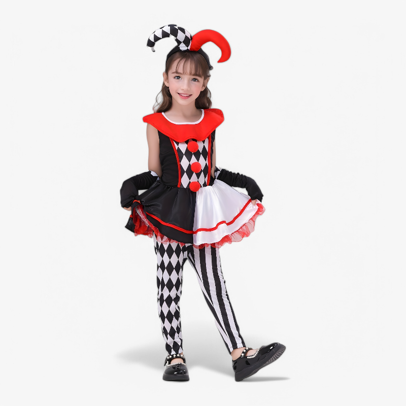 Girls Clown Costume Set - Image 6