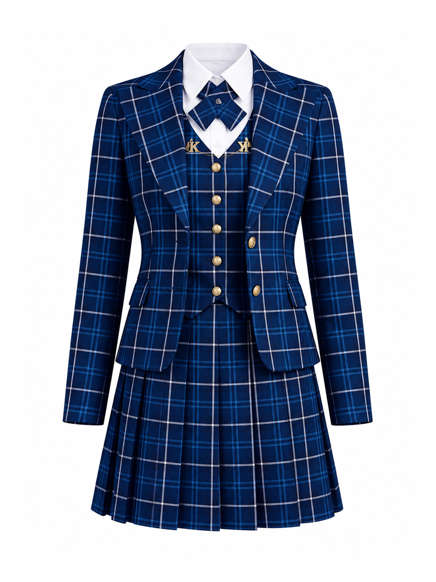 Women 5 Piece Japanese JK School Uniform Set - Image 5