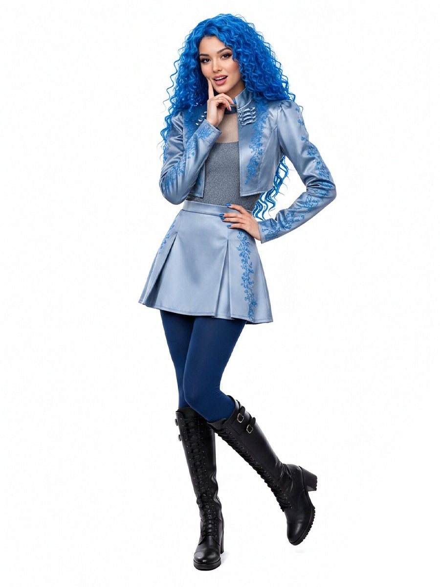 Kids Adults 3 Piece Satin Princess Cosplay Costume - Image 10