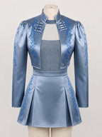 Kids Adults 3 Piece Satin Princess Cosplay Costume - Image 13