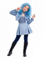 Kids Adults 3 Piece Satin Princess Cosplay Costume - Image 3