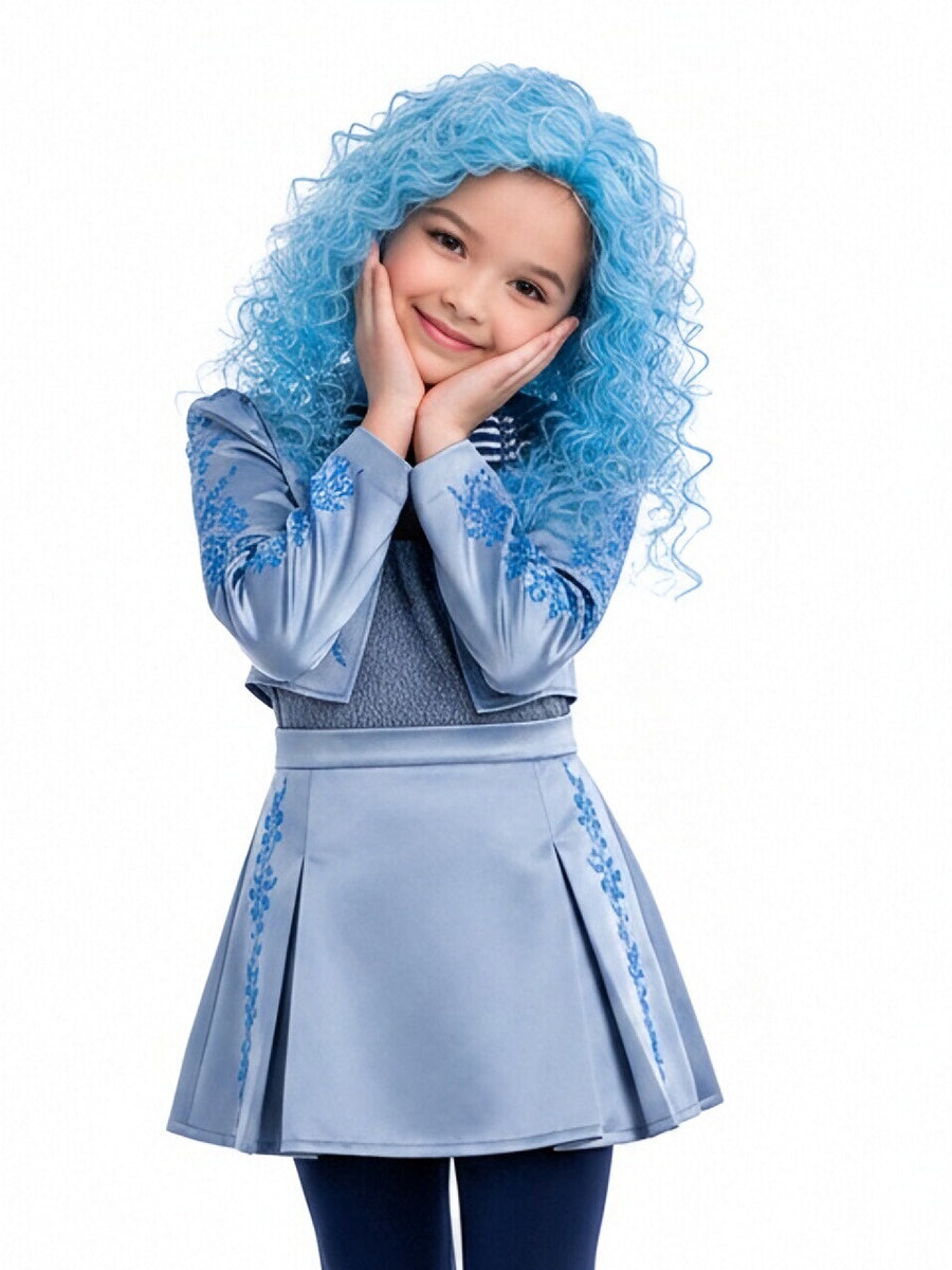 Kids Adults 3 Piece Satin Princess Cosplay Costume - Image 4