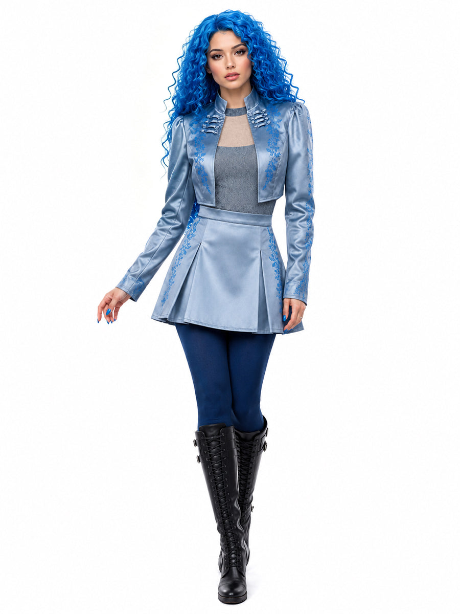 Kids Adults 3 Piece Satin Princess Cosplay Costume - Image 8