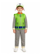 Boys 4 Piece Green Pup Costume - Image 4