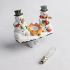Snowman Campfire Night Light Plug In - Image 5