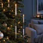 Crystal Drop LED Christmas Tree Candles Flickering Flame - Image 12