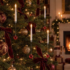 Crystal Drop LED Christmas Tree Candles Flickering Flame - Image 14