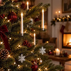 Crystal Drop LED Christmas Tree Candles Flickering Flame - Image 15