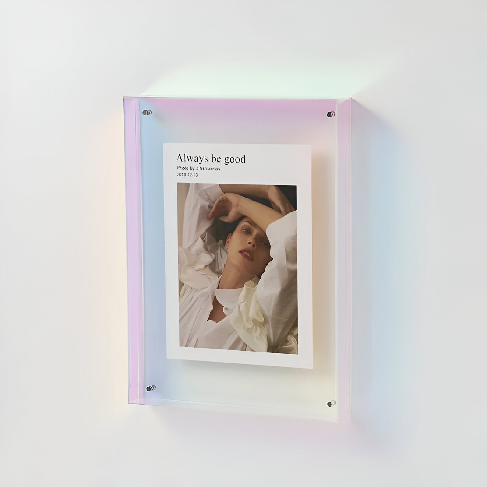Coloured Transparent Photo Frame – Elegant Contemporary Showcase - Image 12