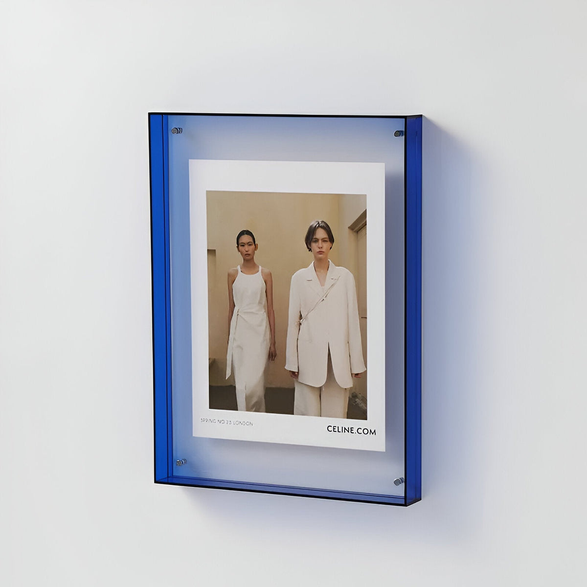 Modern Clear Acrylic Picture Frame Wall Hanging Tabletop Display - Image 12