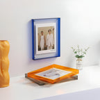 Modern Clear Acrylic Picture Frame Wall Hanging Tabletop Display - Image 2