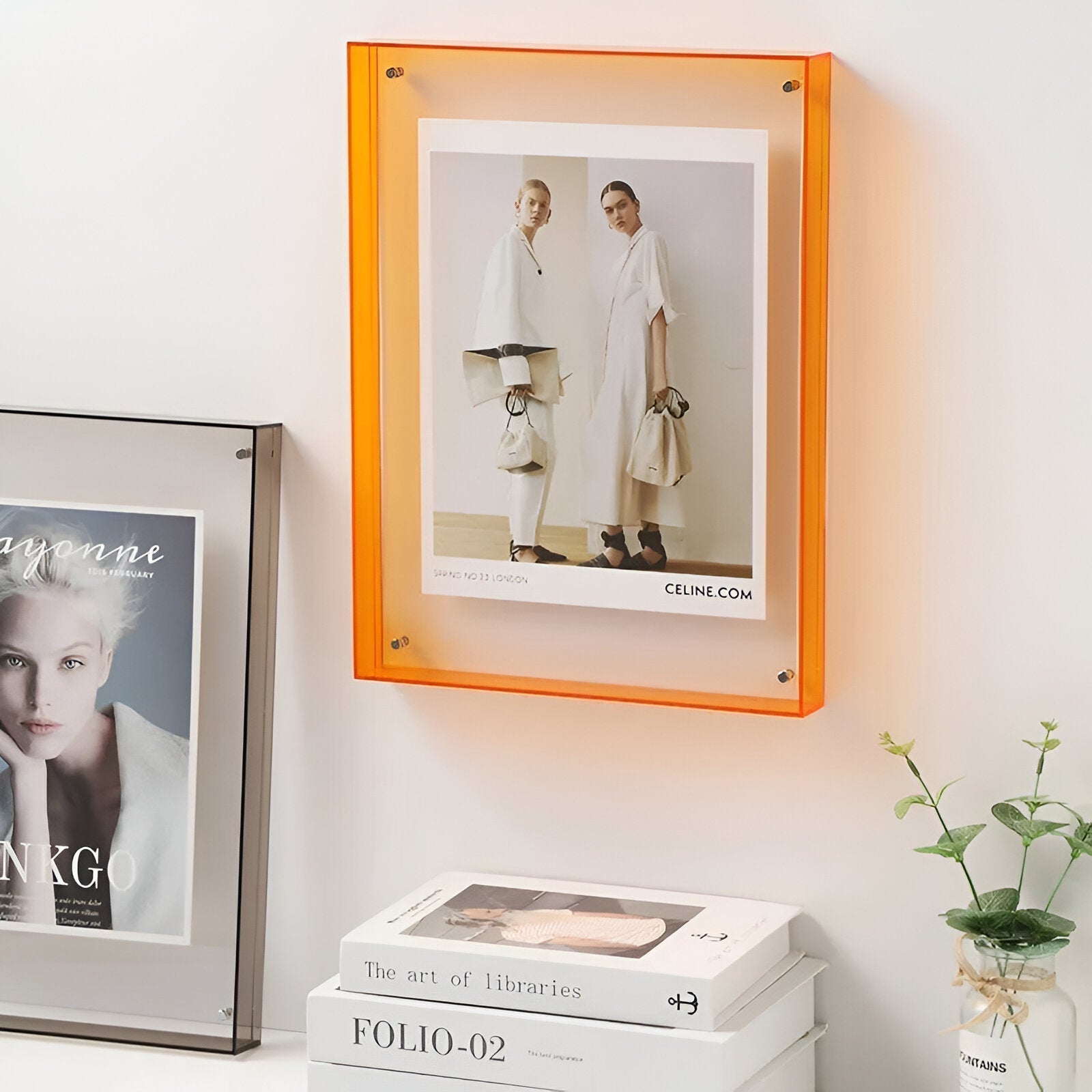 Coloured Transparent Photo Frame – Elegant Contemporary Showcase - Image 4
