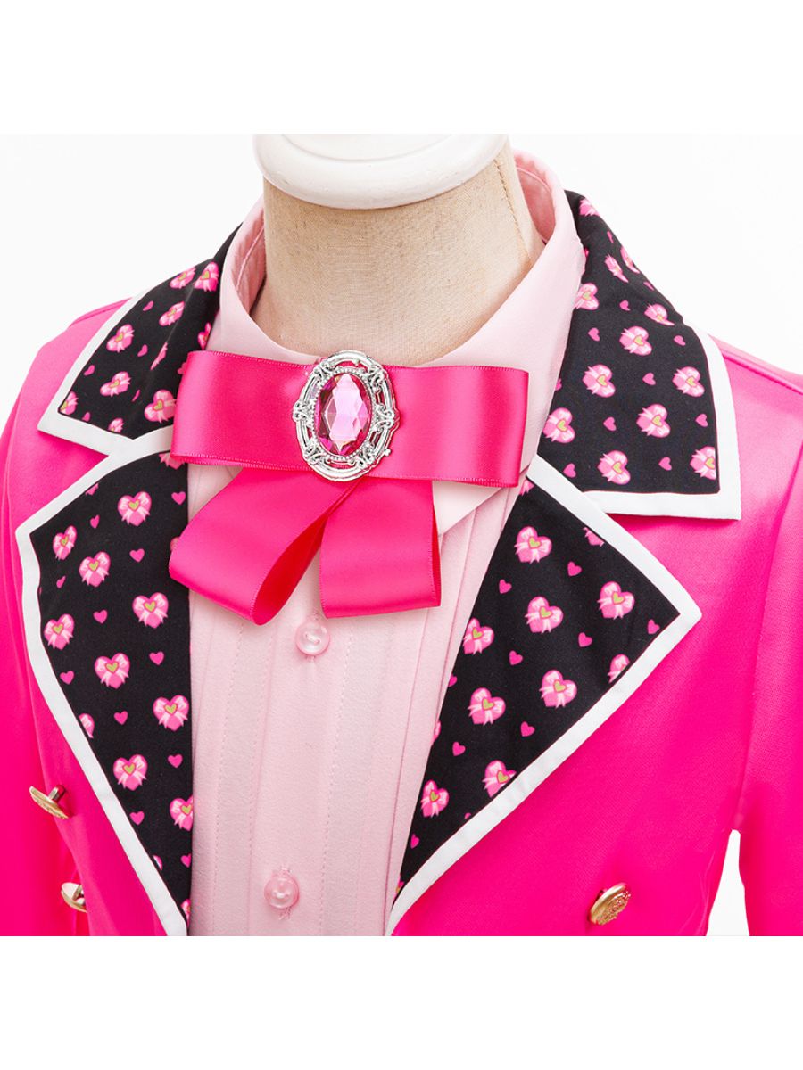 Girls 4 Piece Costume Pink Heart Queen - Image 11
