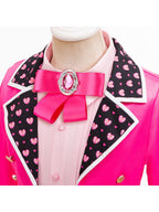 Girls 4 Piece Costume Pink Heart Queen - Image 11