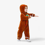 Costume de pain d'épices douillet pour enfants : amusements d'hiver