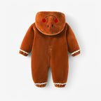 Costume de pain d'épices douillet pour enfants : amusements d'hiver