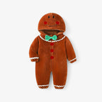 Costume de pain d'épices douillet pour enfants : amusements d'hiver
