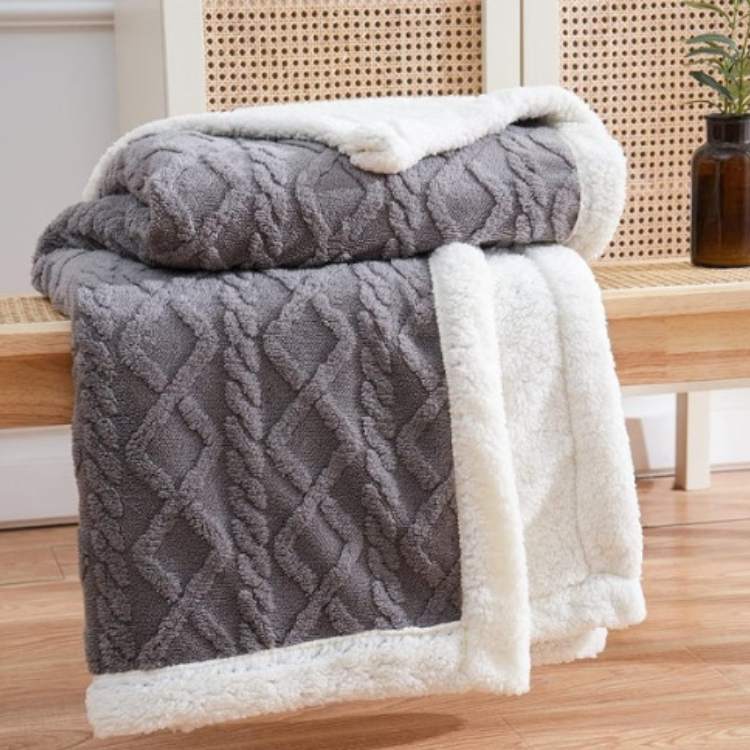 Sherpa Fleece Weighted Blanket