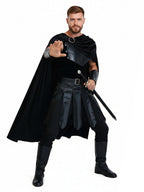 Men 4 Piece Faux Leather Cosplay Costume Odysseus - Image 4