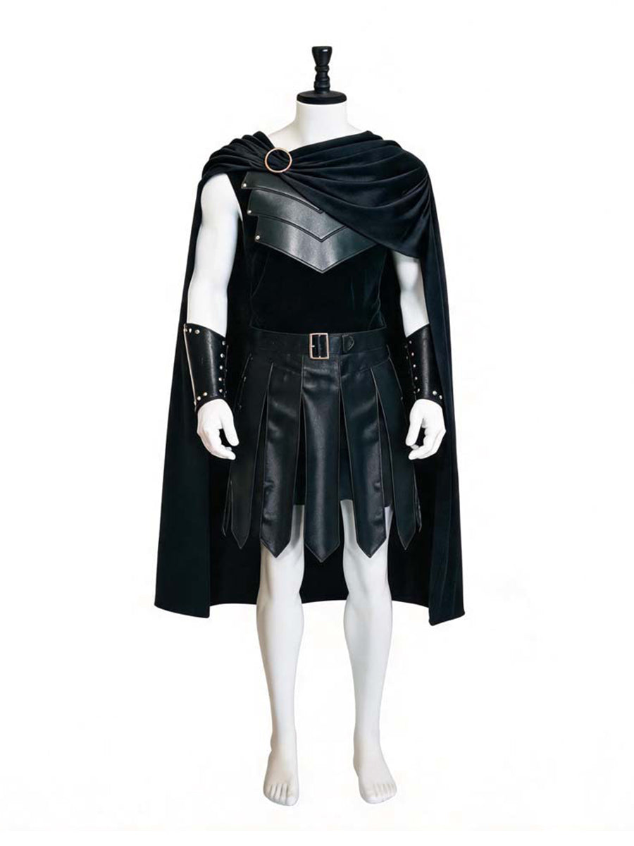 Men 4 Piece Faux Leather Cosplay Costume Odysseus - Image 7