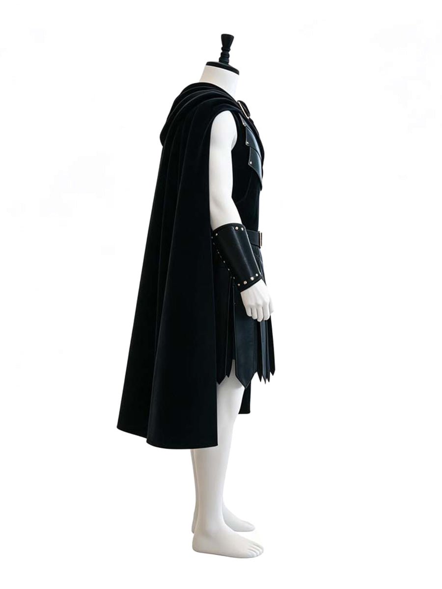 Men 4 Piece Faux Leather Cosplay Costume Odysseus - Image 8