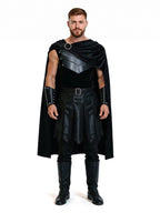 Men 4 Piece Faux Leather Cosplay Costume Odysseus
