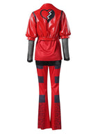 Women 3 Piece Faux Leather Princess Cosplay Costume - Image 3