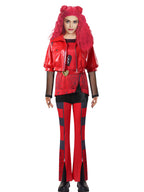 Women 3 Piece Faux Leather Princess Cosplay Costume