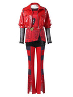 Women 3 Piece Faux Leather Princess Cosplay Costume - Image 6
