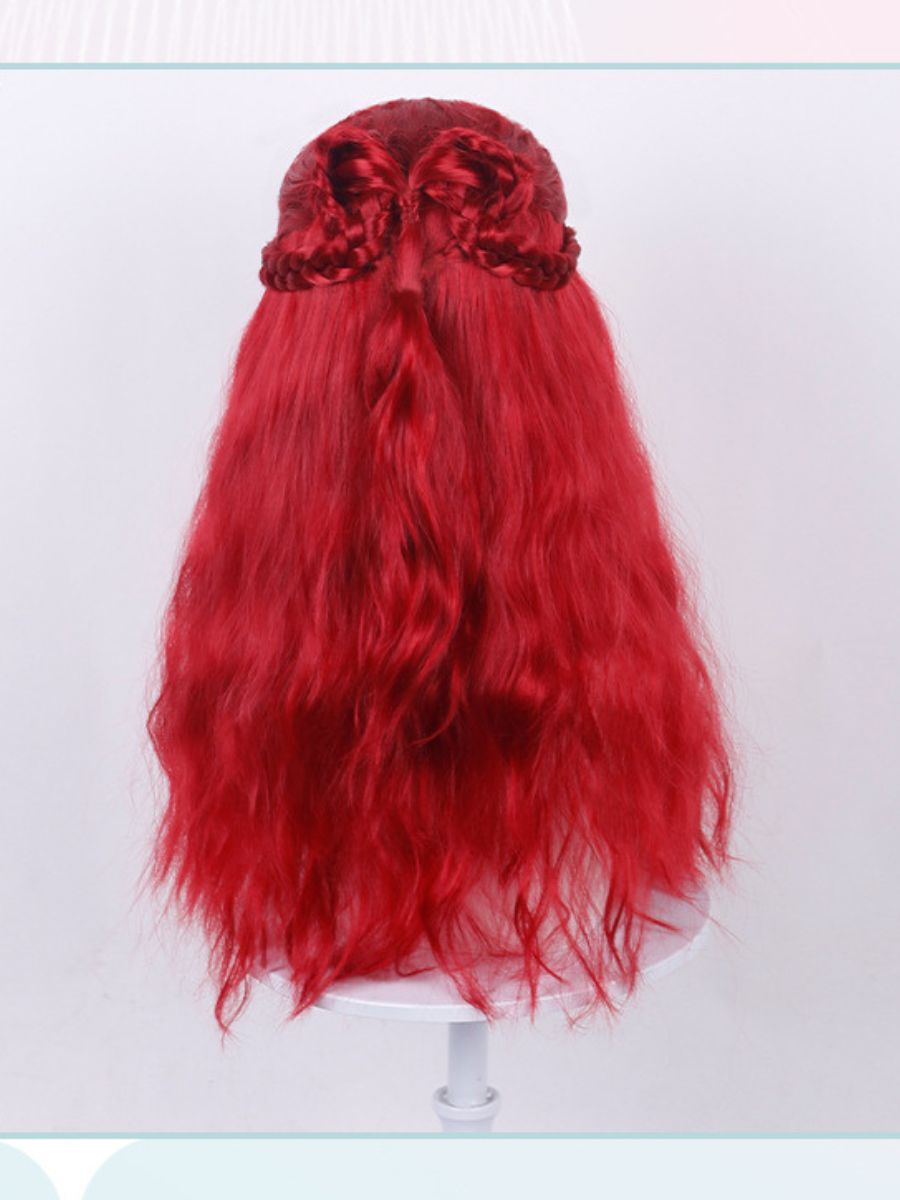 Kids Adults 3 Piece Red Princess Cosplay Suit - Image 14