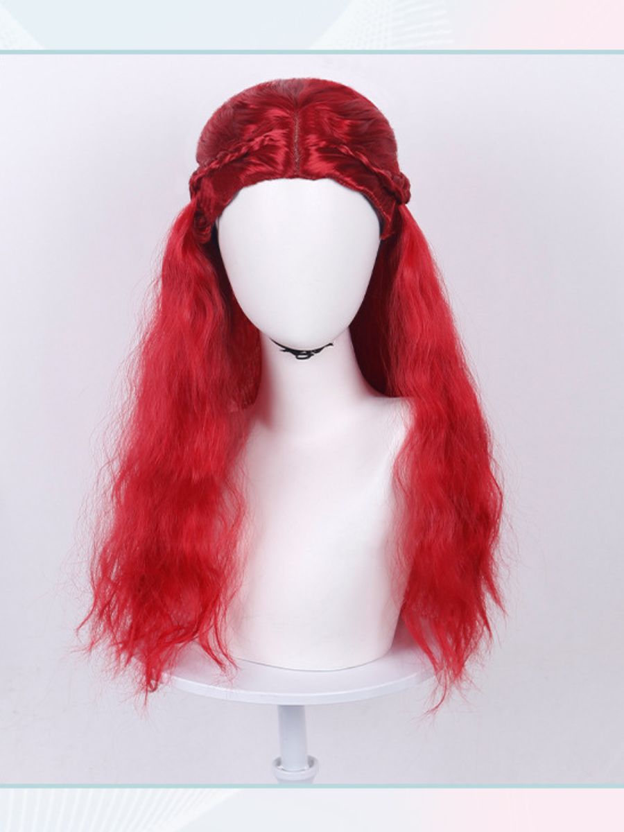 6 Piece PU Leather Red Princess Cosplay Costume - Image 17