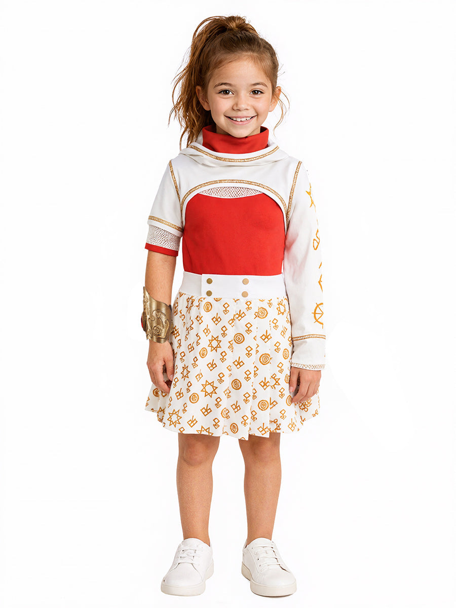 Girls 4 Piece Vampire Cosplay Costume - Image 3