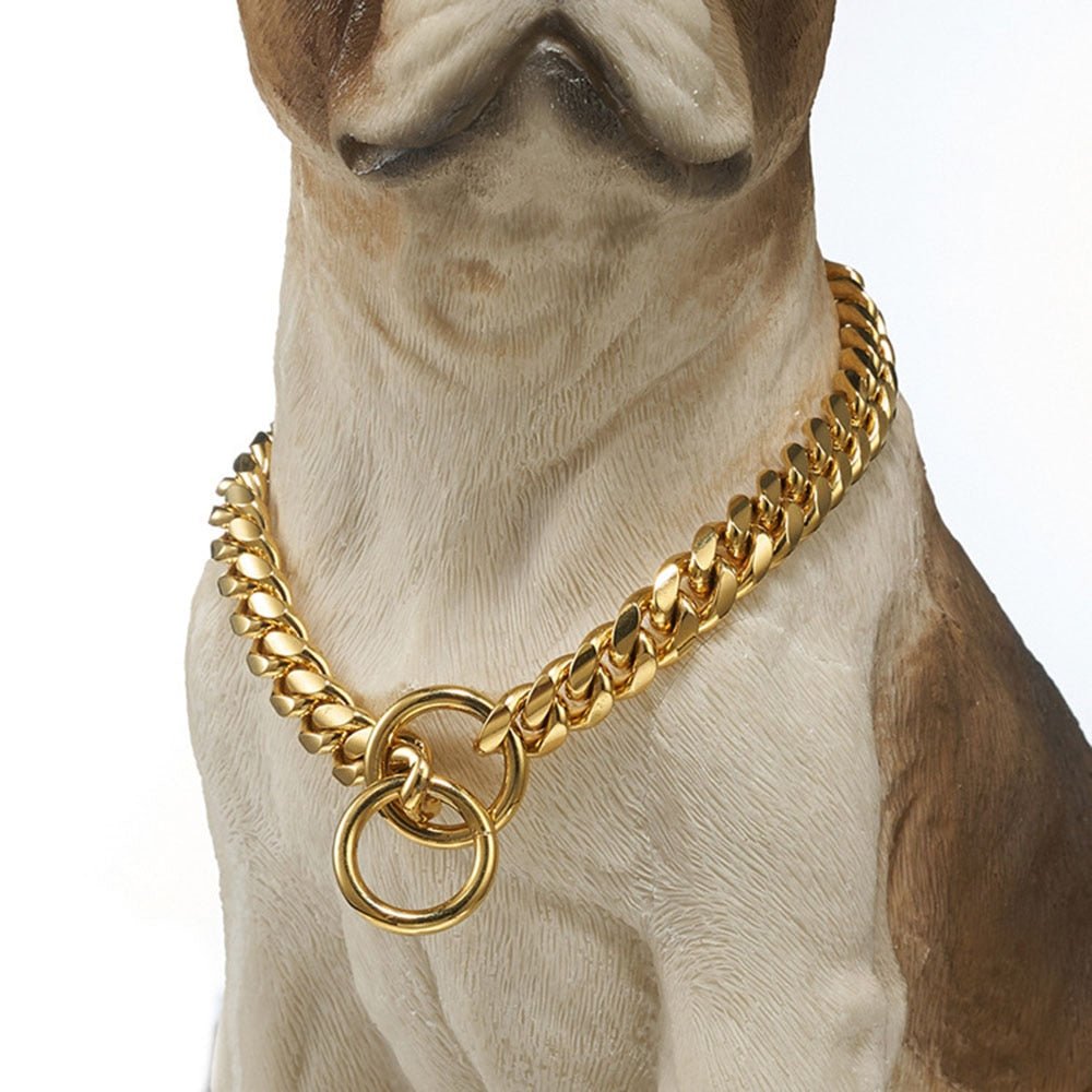 Dog Chain Collar Heavy-Duty Strong Link Design for All Breeds
