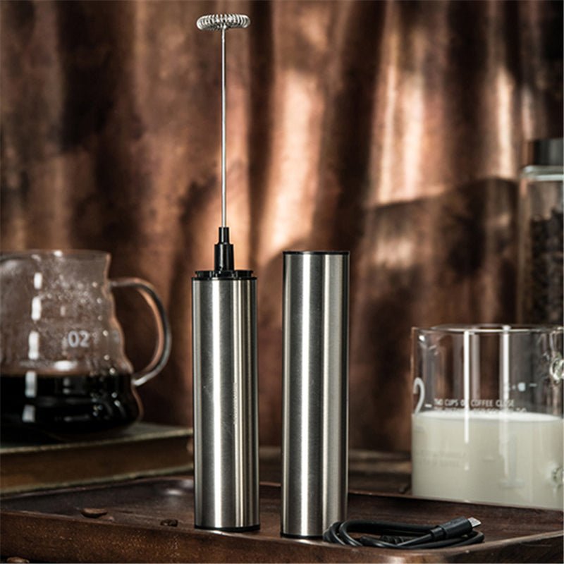 Portable Electric Milk Frother Cordless Handheld Foam Mixer - Image 4