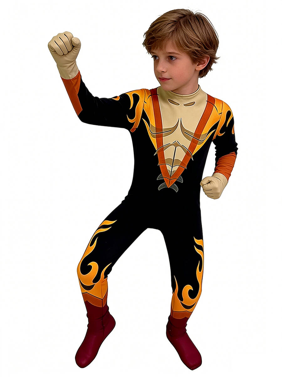Spandex Cosplay Bodysuit Elemental Hero - Image 3