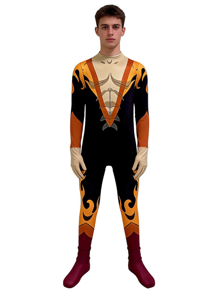 Spandex Cosplay Bodysuit Elemental Hero - Image 4