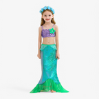 Ensemble de costume de sirène enchanteur pour enfant