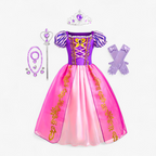 Ensemble de déguisement de princesse enchanteur pour filles