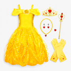 Costume de princesse enchanteur avec accessoires